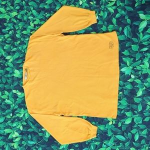 Men's XL G.H. Bass&Co Yellow Sweater Made From 100% Cotton